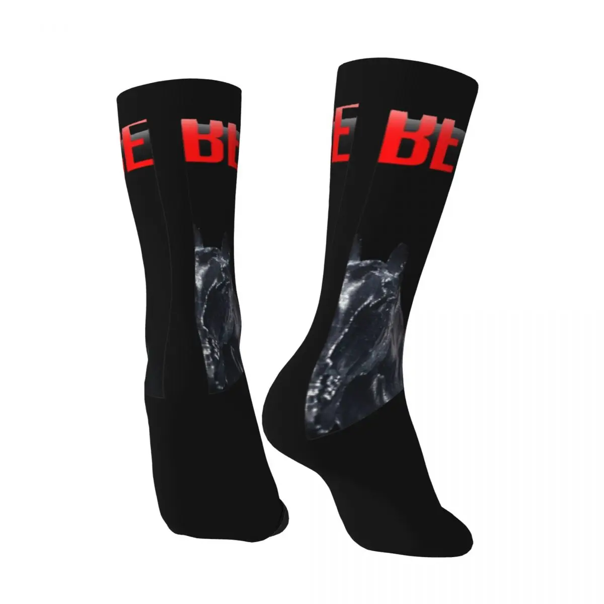 Men Socks Bee Queens B Stockings Winter Elegant Breathable Socks Printed Climbing Non-Slip Socks