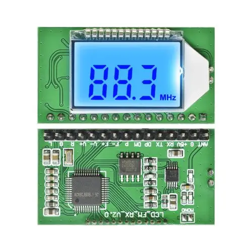 PLL LCD 87-108MHz modulo ricevitore Radio FM microfono Wireless scheda Stereo riduzione del rumore digitale