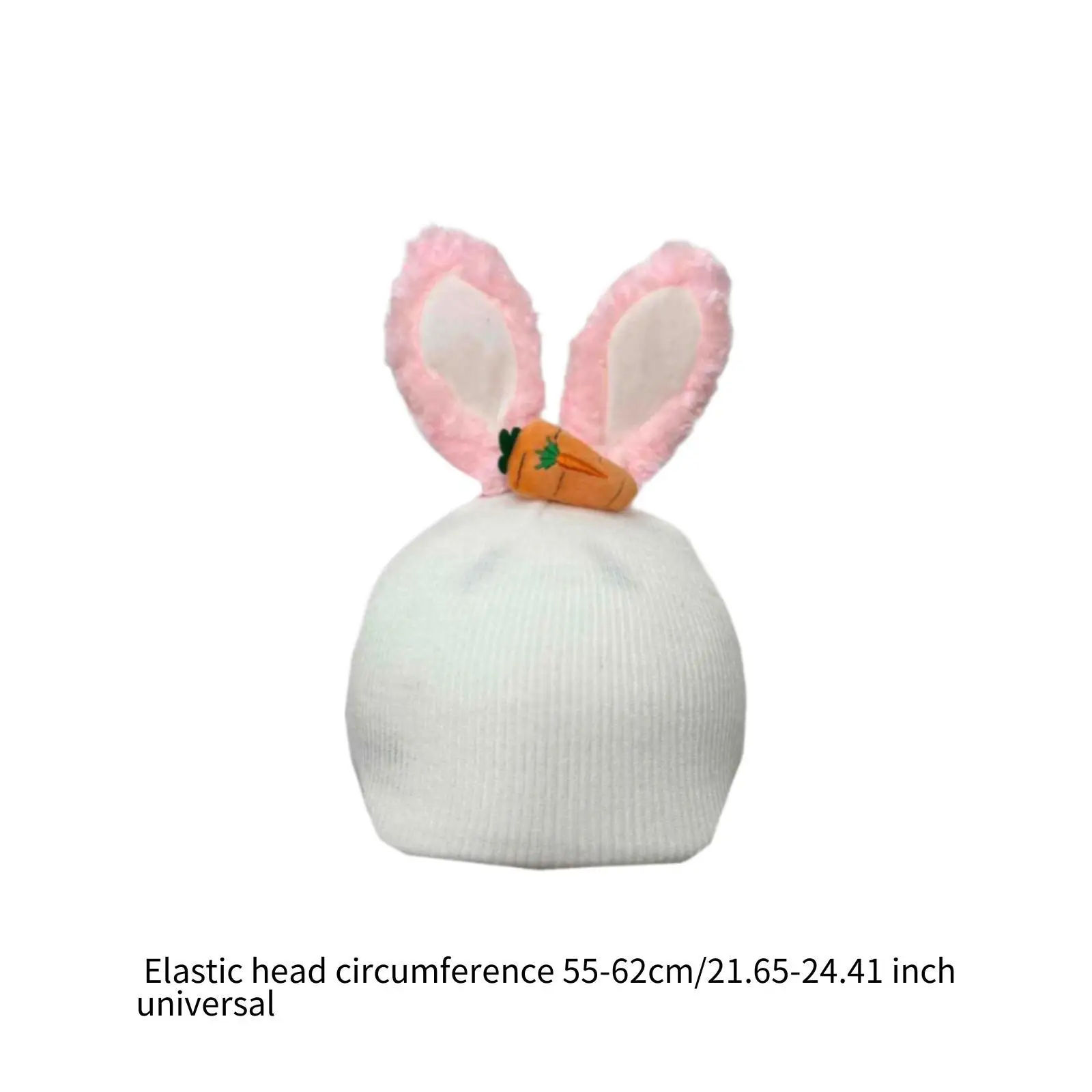 Bunny Ears Snow Ski Helmet Cover Stylish Cartoon Birthday Gift Comfortable Knitted Cap Novelty Portable Funny Helmet Decoration