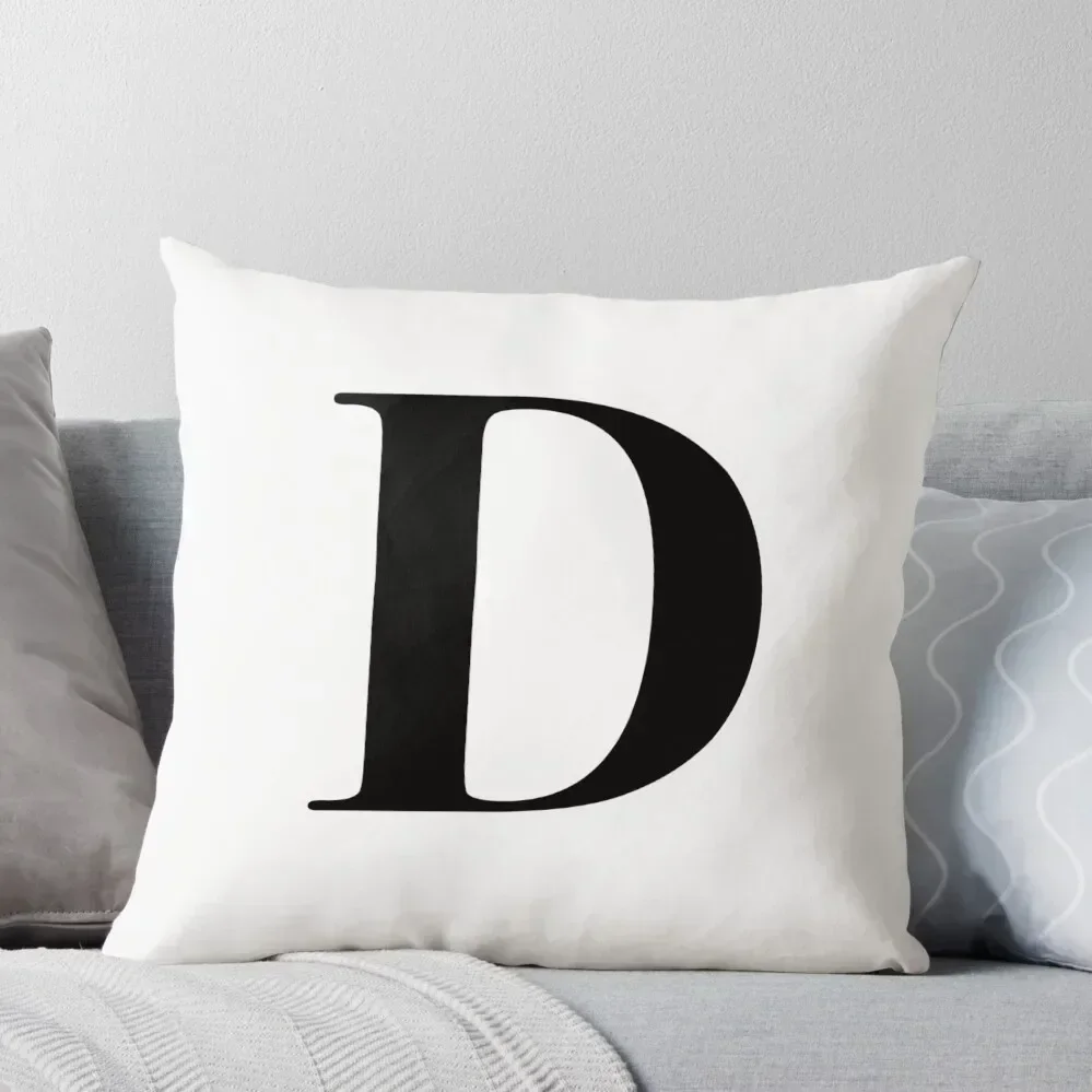 Letter D name Initial Throw Pillow Pillowcases Pillow Case christmas pillowcases pillow