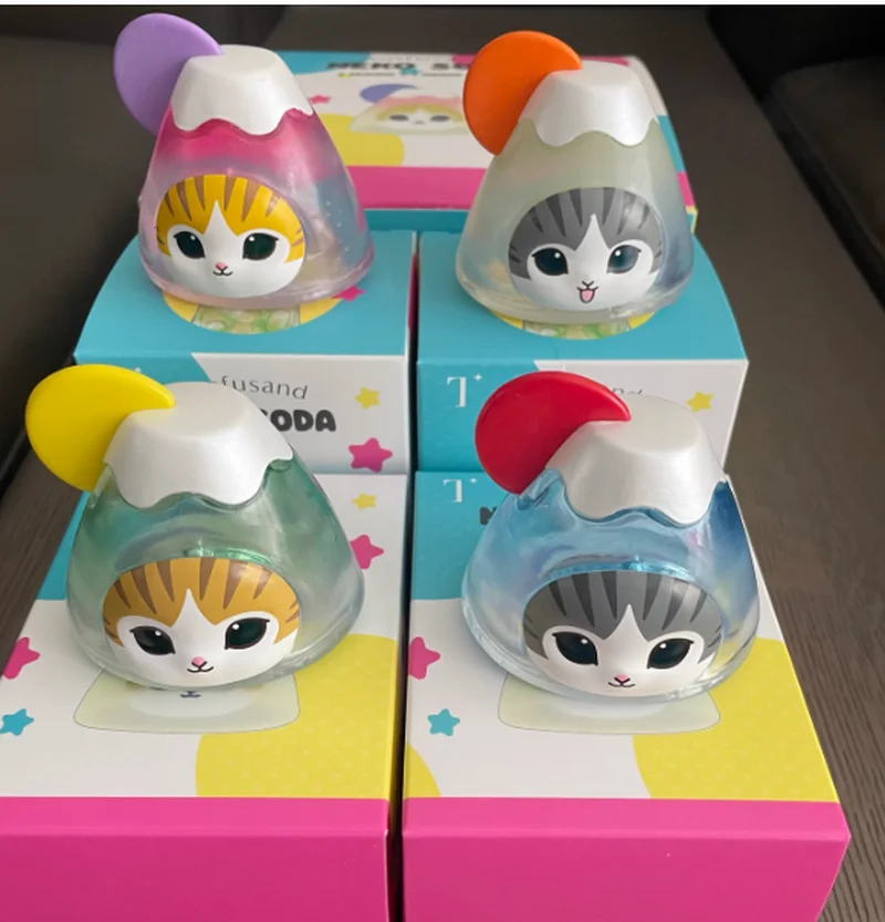 

Mofusand Summer Transparent Lucky Fortune Unbreakable Doll Mystery Box Blind Box Trendy Toy Desktop Decor Cute Surprise Gift