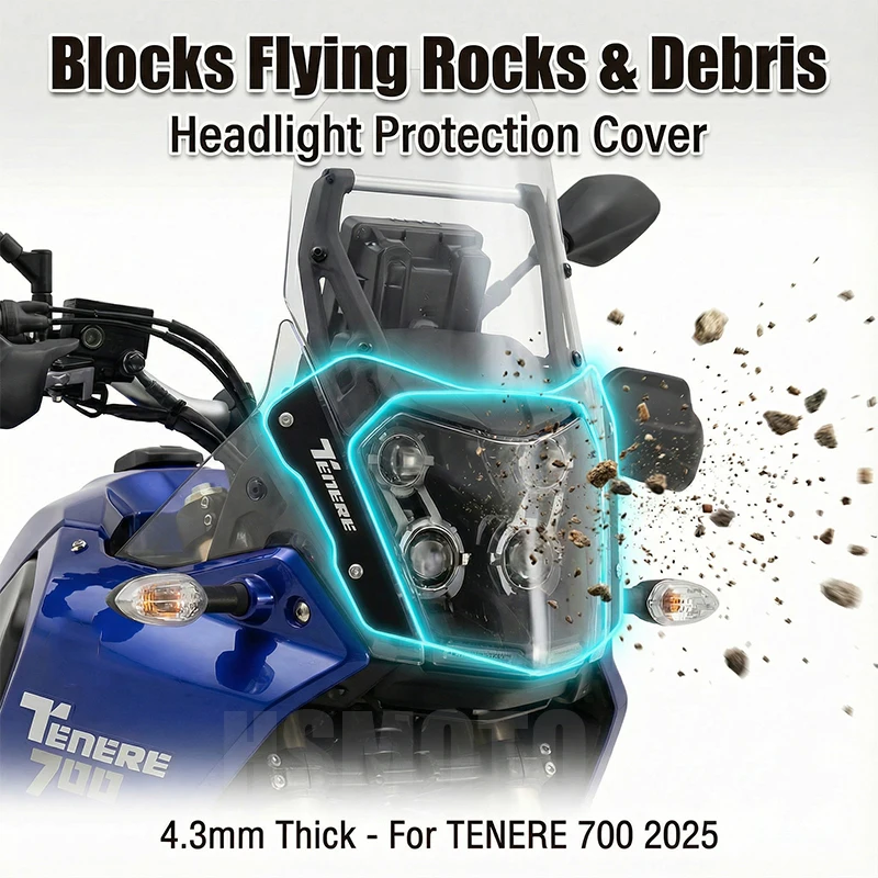 

For TENERE 2025 Headlight Guard For YAMAHA Tenere 700 Tenere700 Rally Accessories Motorcycle Light Protector Cover