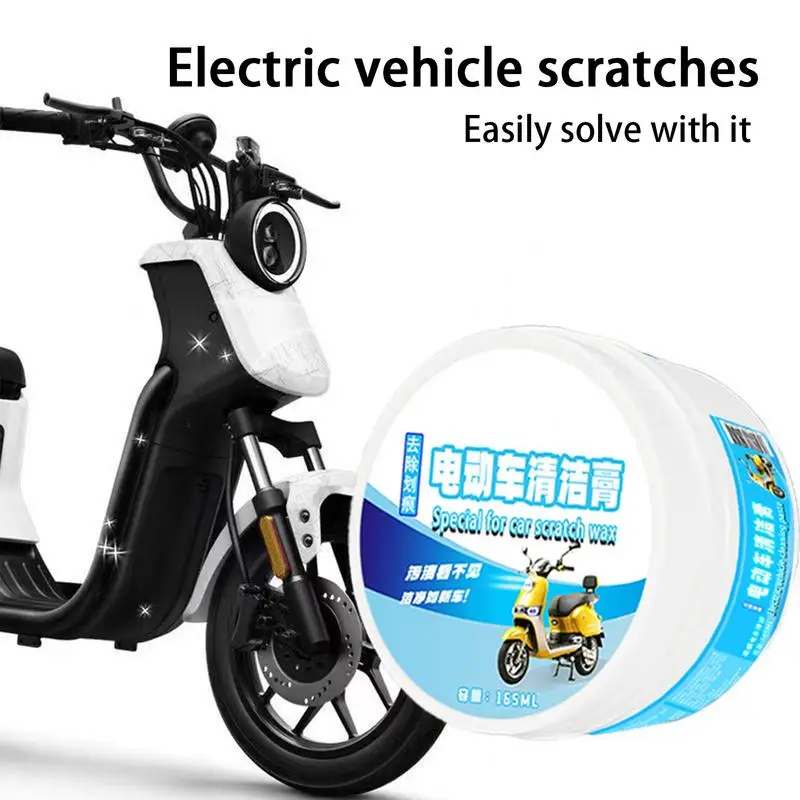 Motorcycle Scratch Polish 165ml Car Scratch Remover Electric Vehicle Polish For Car And Motorcycle Detailing