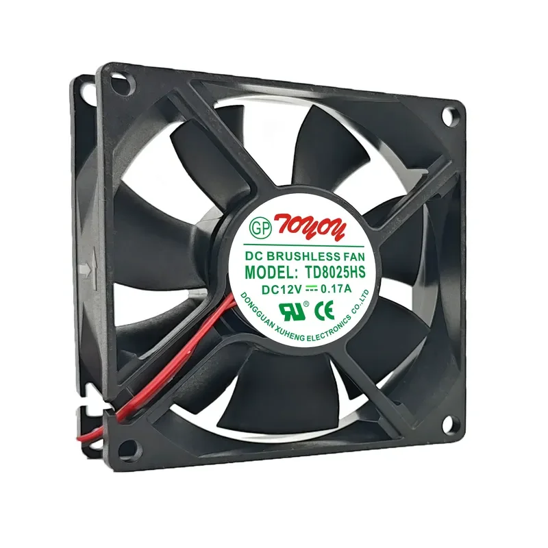 New TD8025HS LS DS DC12V 24V 8cm Fan for TD8025HS LS DS
