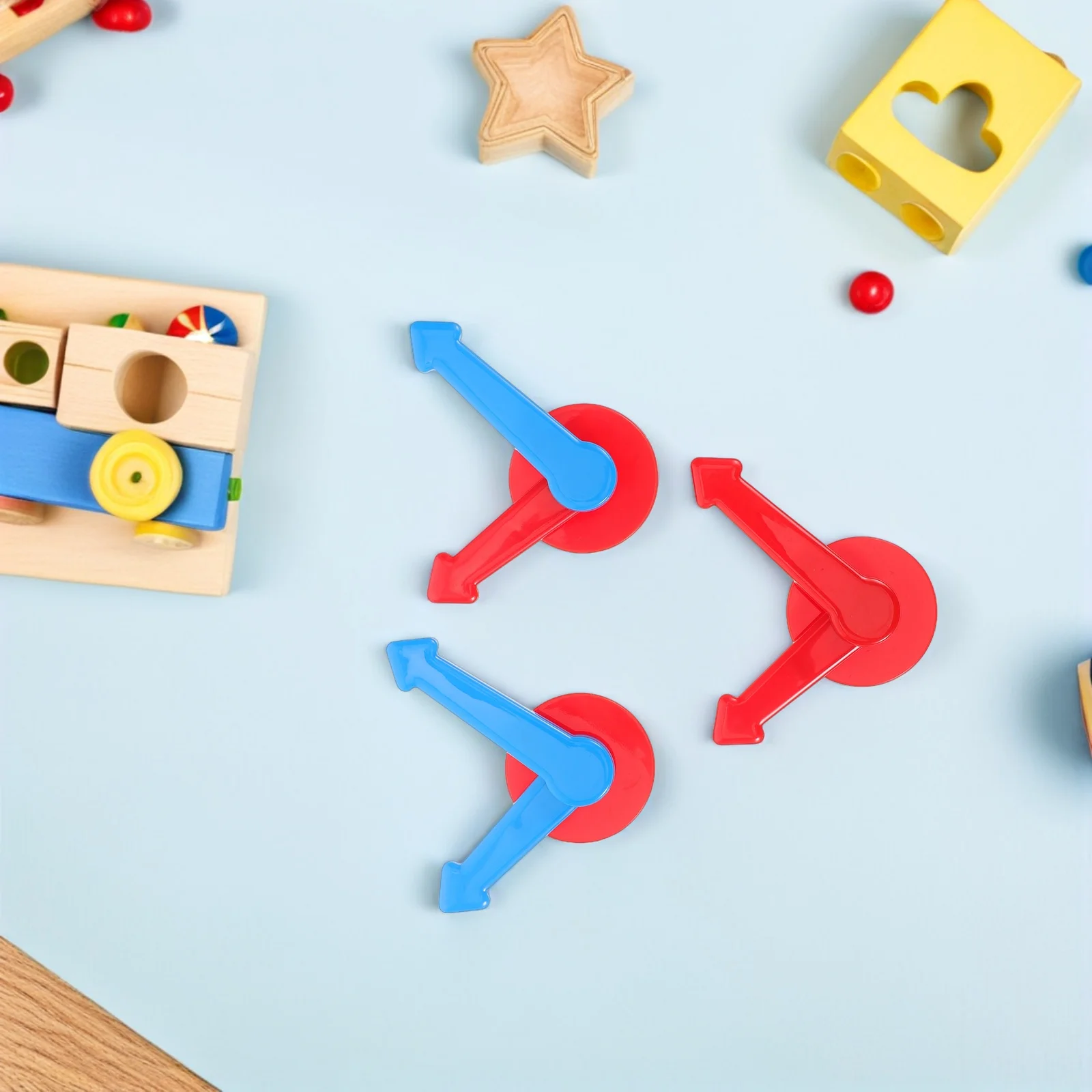 

9 Pcs Puzzle Watch Toys Board Games Replacement Clock Arrow Component Desktop Plastic Spinning Pointer Child