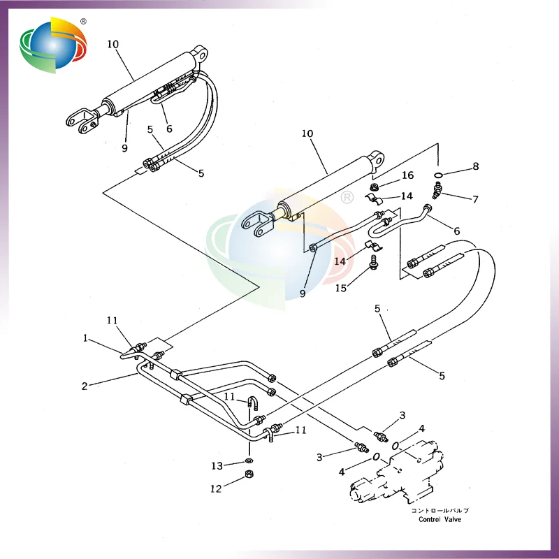 

707-00-02060KT 707-00-02060 7070002060 LIFT CYLINDER SEAL KIT FOR KOMATSU WHEEL LOADER WA70-1
