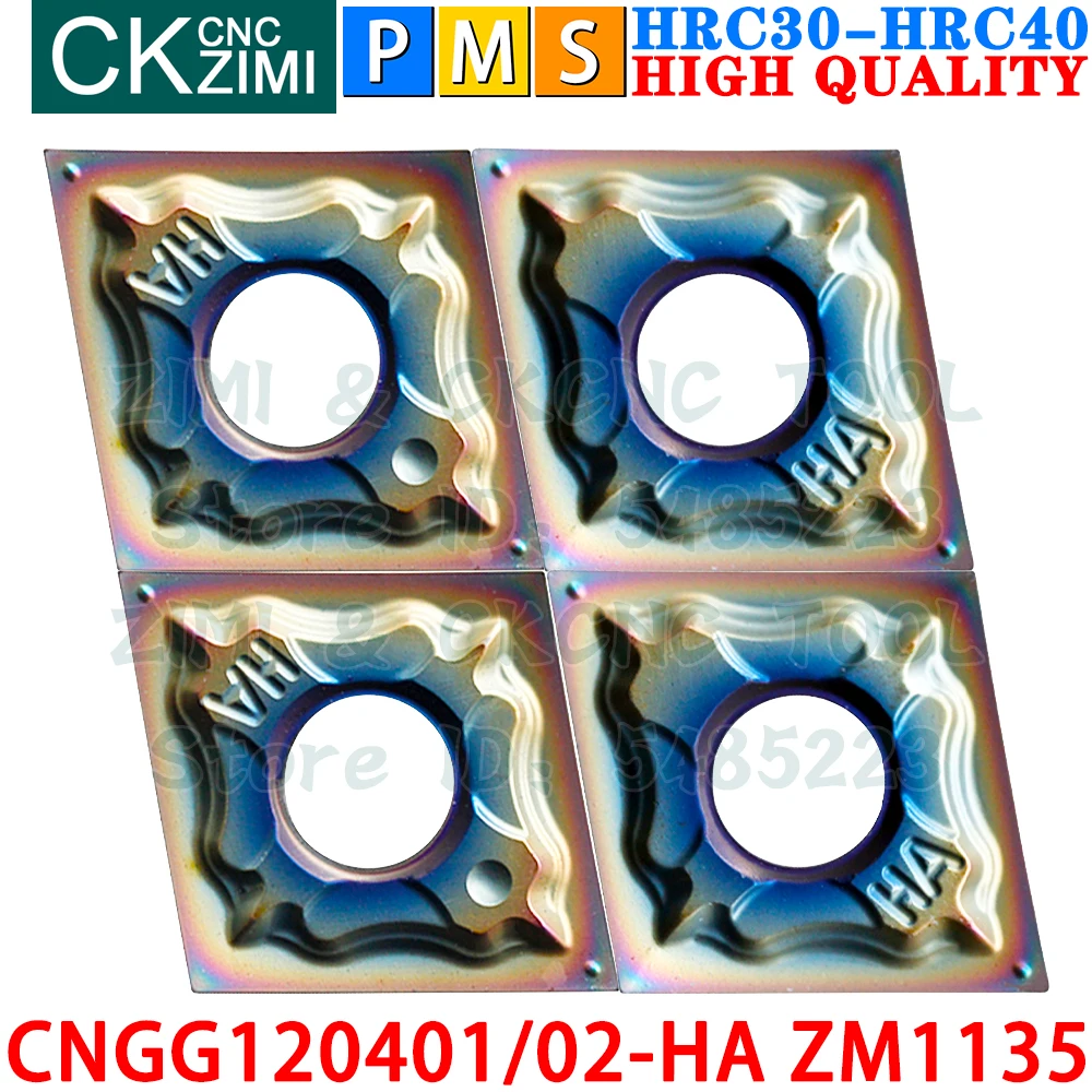 CNGG120401-HA ZM1135 CNGG120402-HA ZM1135 เม็ดมีดคาร์ไบด์ เครื่องจักรกลที่มีความแม่นยำ เครื่องมือเม็ดมีดกลึงภายนอก เครื่องกลึงโลหะเครื่องกล CNGG1204 CNGG 1204 CNMG1204 CNMG1204 CNMG430 CNMG431 HA CNC เครื่องมือตัด
