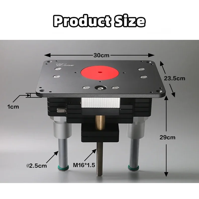 Trim Router Lift Systems Router Plate Heavy Duty Wood Router Inserted Lift Plate For Makita Woodworking Trimming Machine Router