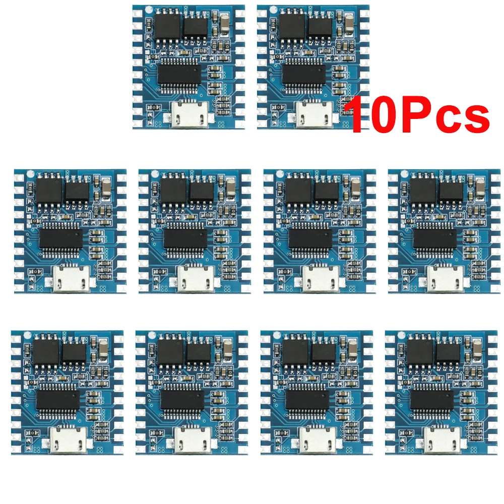 1-10Pcs DY-SV19R Audio Module Mini MP3 Player IO Trigger USB Flash Voice Module MAR25 Onboard Storage IO Trigger SV19R