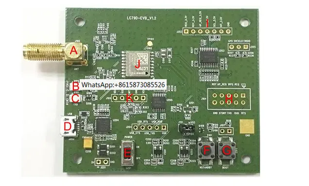 

Quectel оригинальная макетная плата EVB наборы EVK LC79D ультра-маленький мульти-GNSS LC79DAMD GPS L1 L5