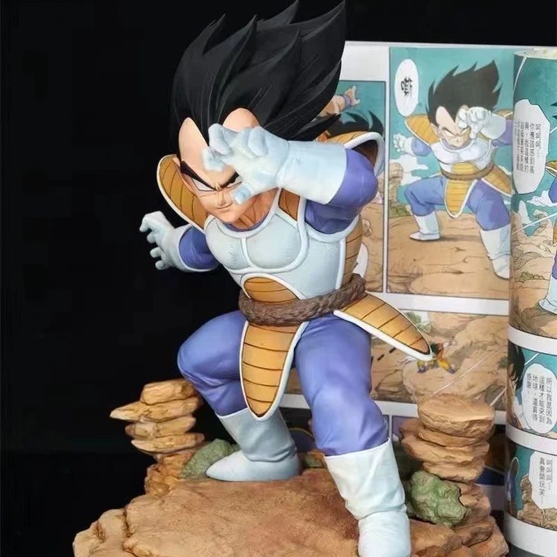 24cm dragon ball estatueta vegeta anime figura saiyan vegeta figura modelo estátua coleção ornamento produtos personalizados brinquedo presente