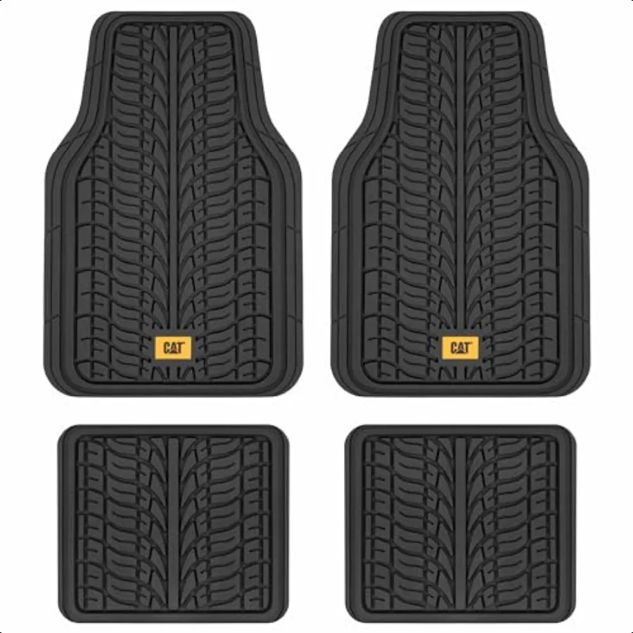 

ToughTread передний и задний полный набор напольных ковриков для автомобилей AllWeather HeavyDuty с регулируемой яркостью, универсальный резиновый коврик для грузовиков, автомобильных аксессуаров