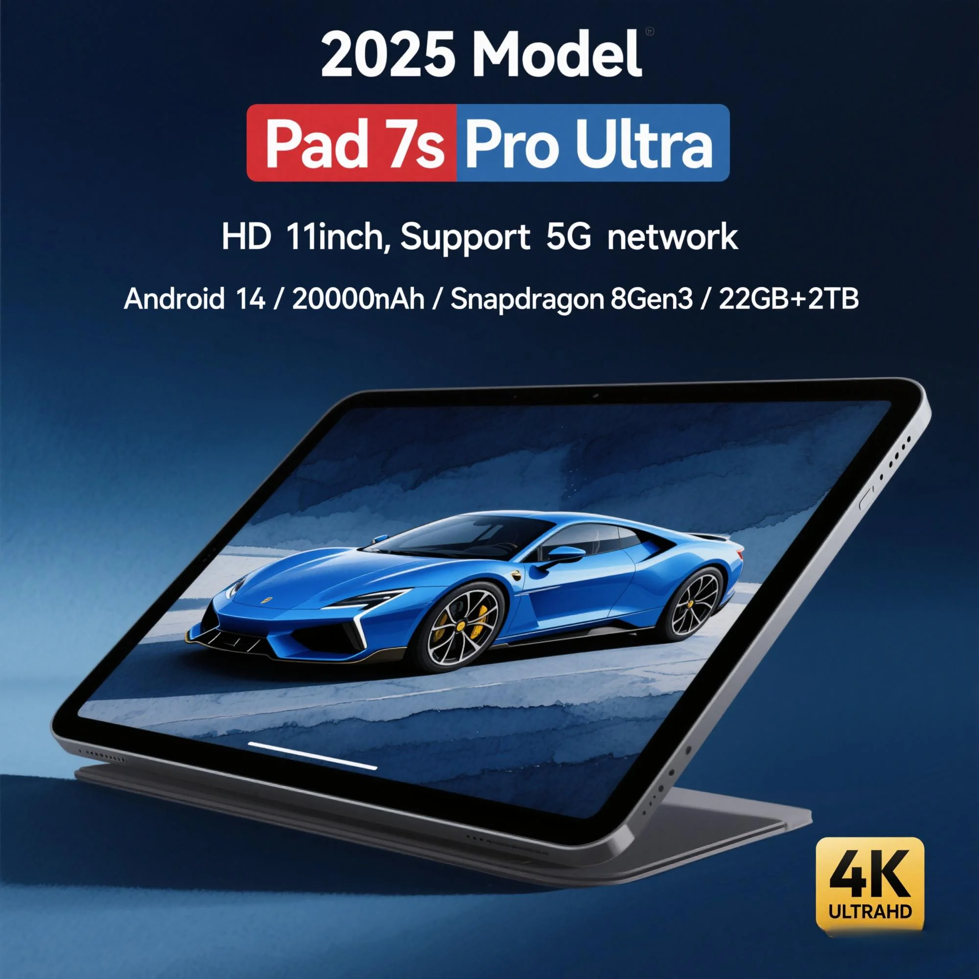 yZ[z2025NŐV O[o |[^u^ubg Android 14 Snapdragon 8Gen3 11C` \tgCgXN[ Pad 7 Pro Ultra WiFi GPS WPS 5G