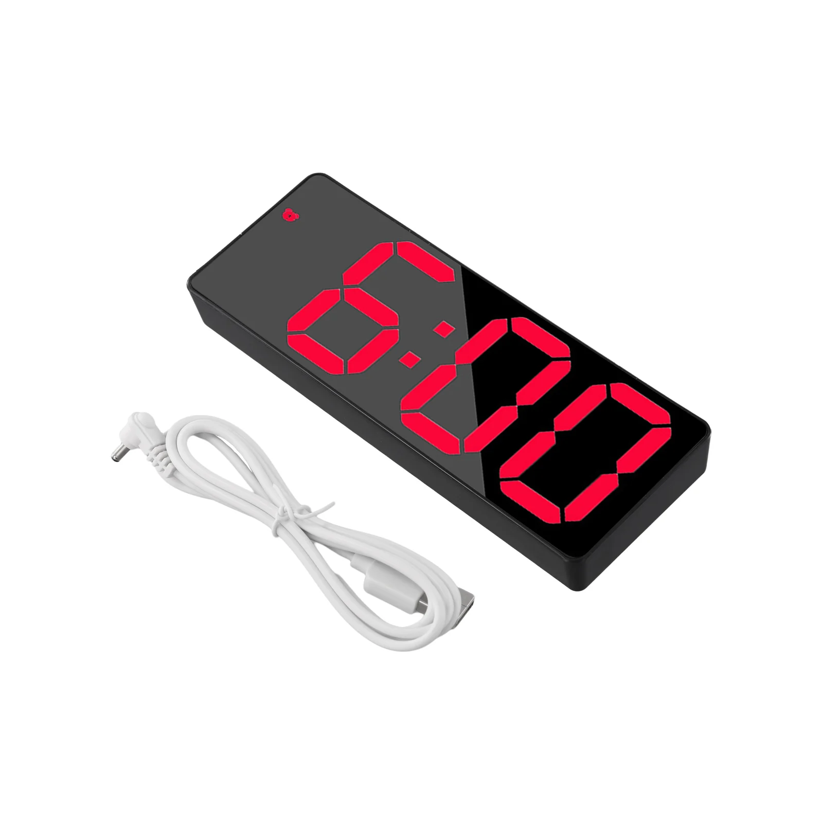 LED Screen Digital Alarm Clocks Living Room Smart Home Table USB Cable User Manual Bedside Desktop Electronic Clock Creative