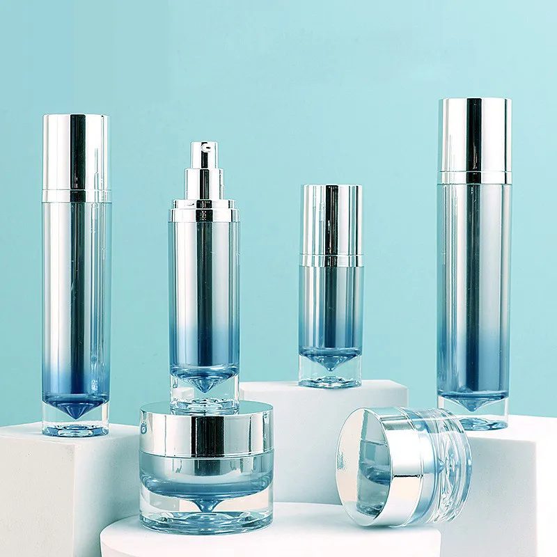 

30/50ml Square Rotary Press Vacuum Lotion Bottles-Reusable,Portable Travel Containers for Face Cream,Foundation,Essence Liquid