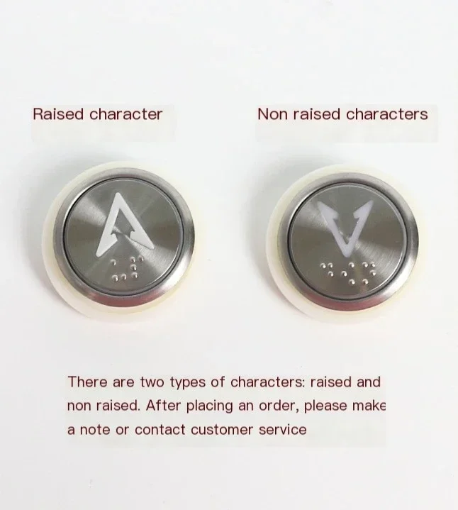 20 Pieces   Elevator Button A4N18639  A3N18489  Red  White  Blue  Light  Wide brim   Please note the characters