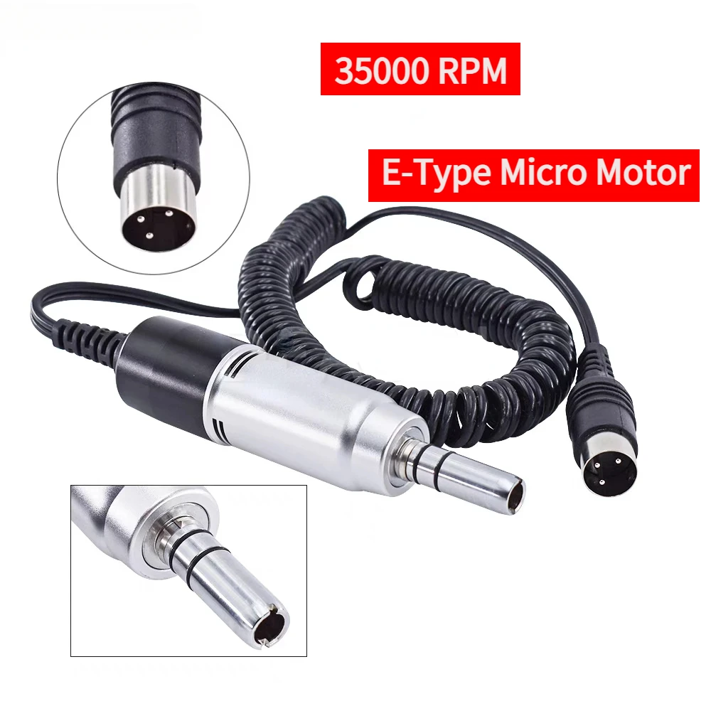 

Dental E-type Electric Micro Motor 35000RPM Dental Polishing Micromotor 108E Handpiece Dentistry Laboratory Equipment Handle