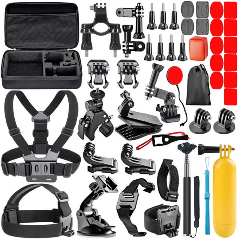 13/12/11/10/9 Action Camera Accessory Set 44-in-1 Selfie Stick Buoyancy Stick