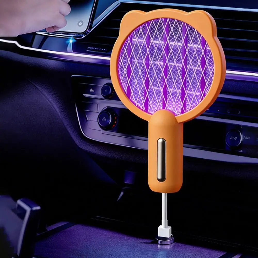 USB Mosquito Killer Lamp Baby Safe UV Light 2-in-1 UV Light Electric Swatter Portable Design Electric Mosquito Swatter