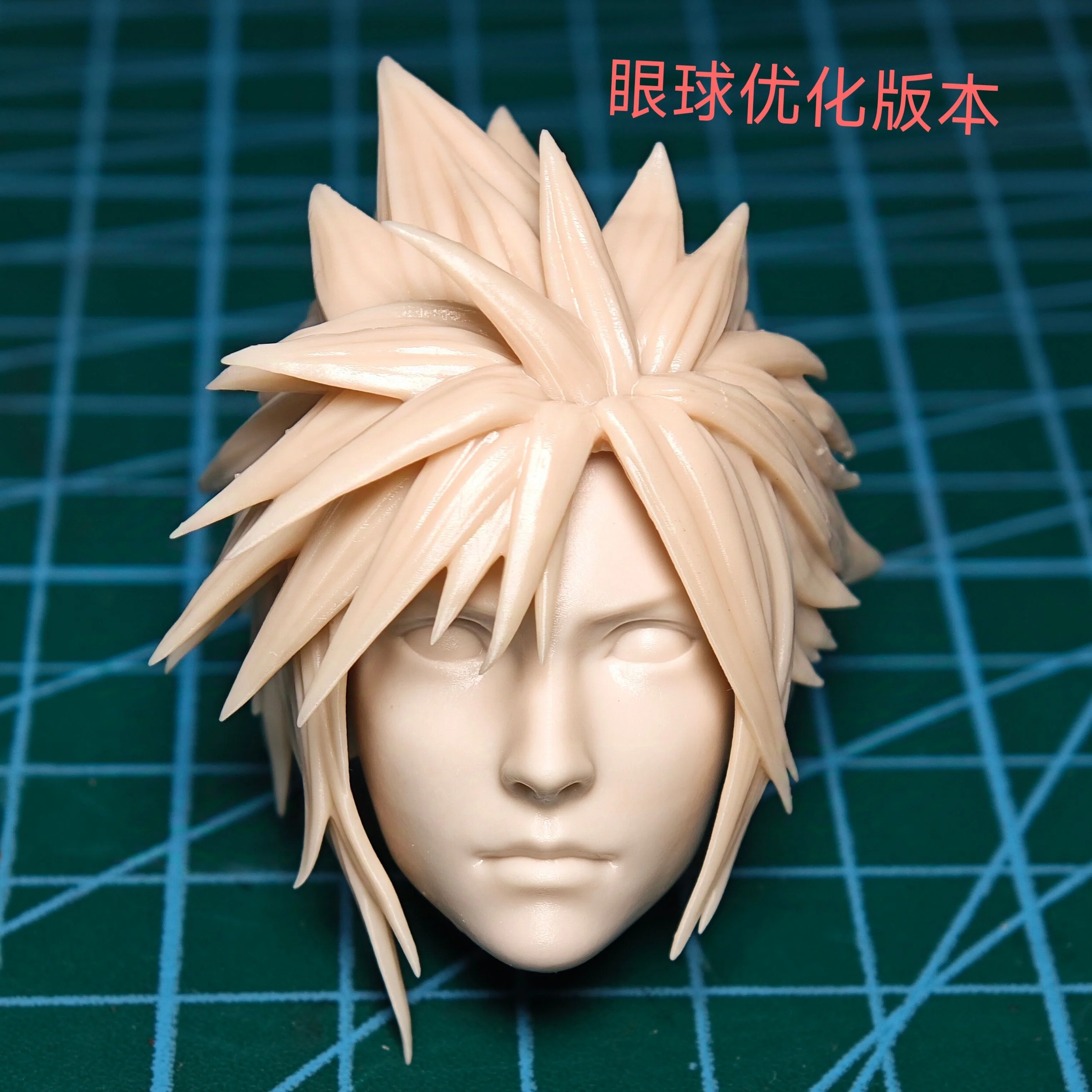 

1/6 Unpainted Game Cloud Head Carving Sculpt Fit 12inches Figure Doll