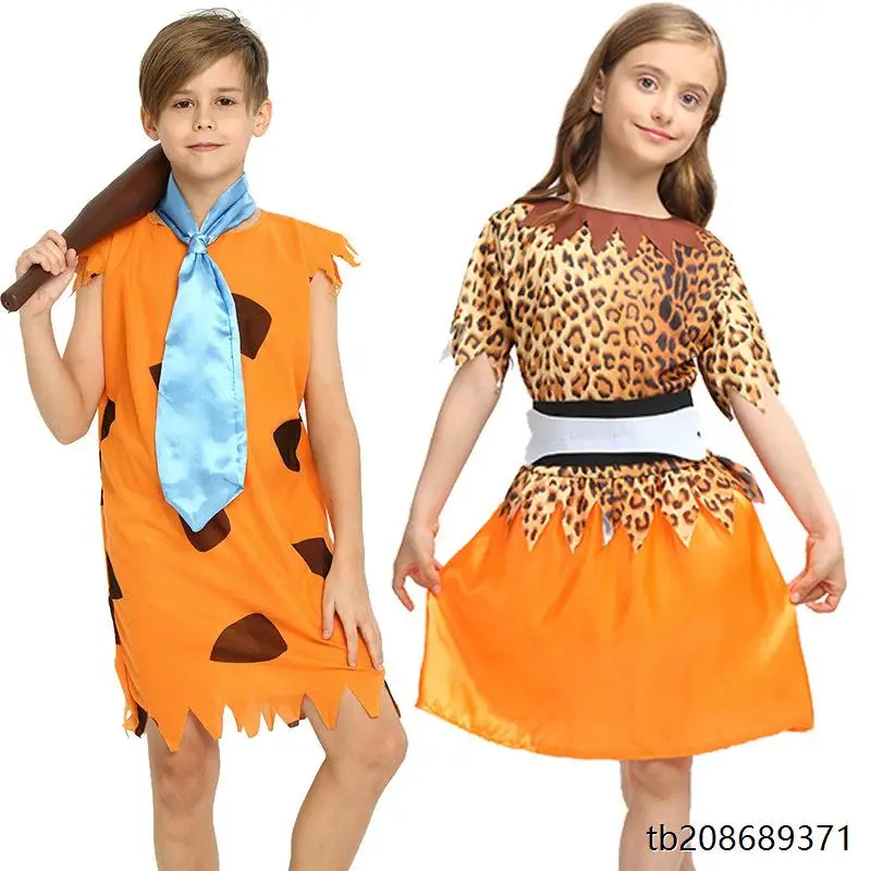 زي تنكري للرئيس الهندي للنساء والرجال، زي الرجل البري البدائي لأداء ملابس الهالوين Indigus People #5