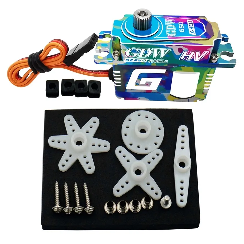GDW G50 G55  HV Brushless Standard Servos for 550-700 RC helicopter