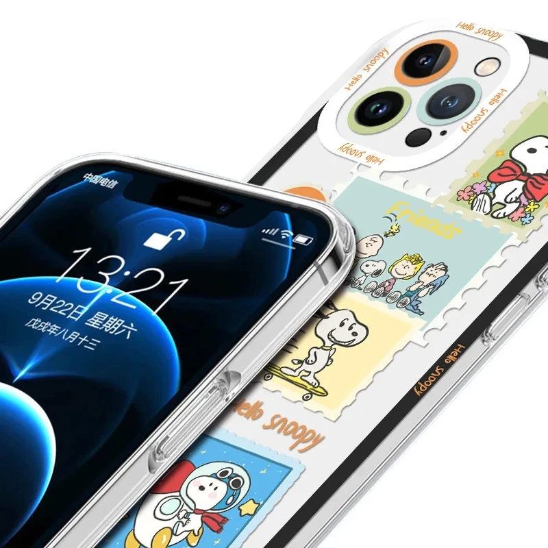 Lovely S-Snoopys Phone Case For Xiaomi 13T 12T 11T 10T 14 13 12 11 Lite 5G NE POCO F6 X6 Pro X3 NFC X5 X4 GT F3 F4 F5 M6 M5S C65