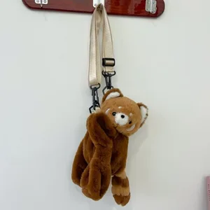 Plüsch Rucksack Red Panda für Frauen Puppe Plushie süß, Crossbody Skin, weich 10 Hauptverkauf Panda School Rucksack - №6