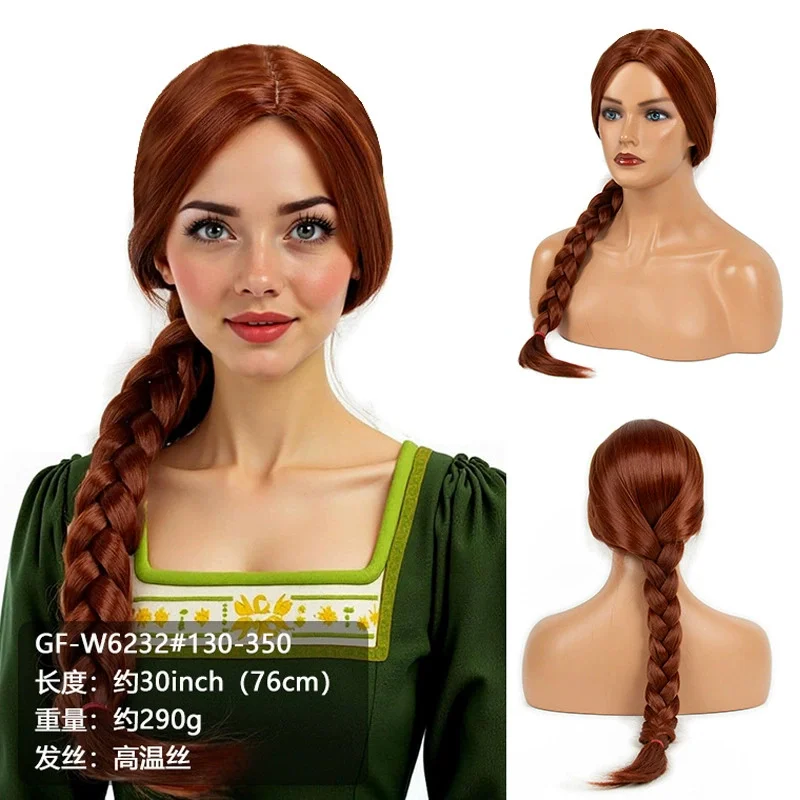 Game LOL Kayle Cosplay Wig Woman Cosplay Hair Heat Resistant Synthetic Wig