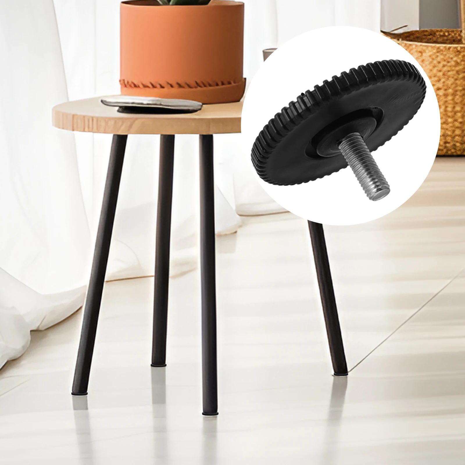 

2 шт. многофункциональные регулируемые противоскользящие подушечки для ног M10, выравнивающие ножки для беговой дорожки, мебельное оборудование для упражнений, стабильные подушечки