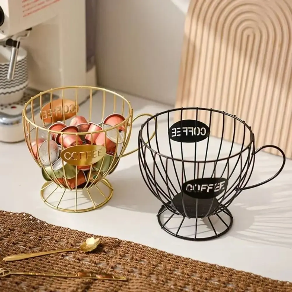 New Large Capacity Coffee Pod Holder Coffee Pod Irregular Shape Coffee Capsule Holder Home Decoration Storage Cup