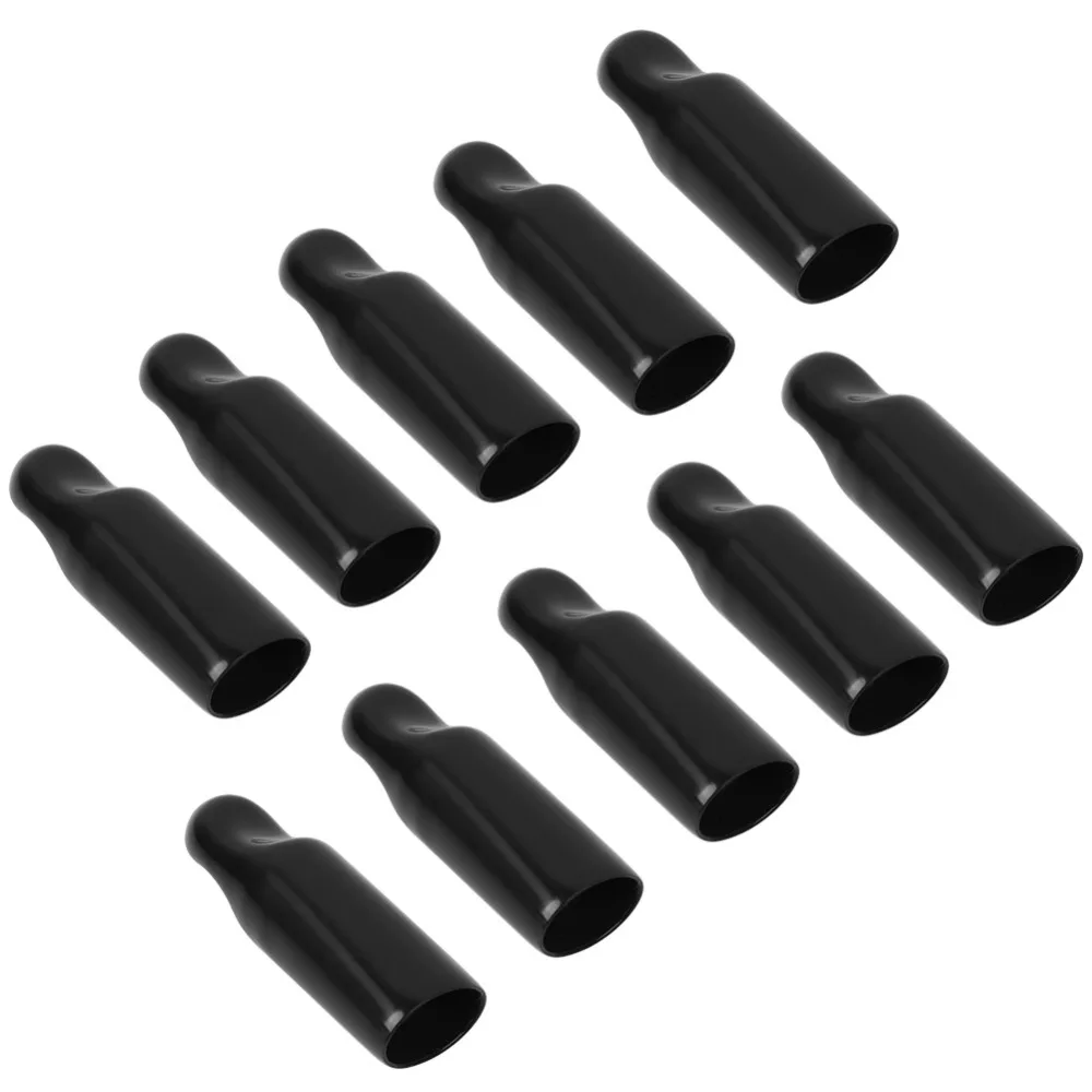 10pcs Protective Black Beer Faucet Cap PVC Reusable Beer Tap Plug Easy to Use Draft Beer Tap Cover Mead Making