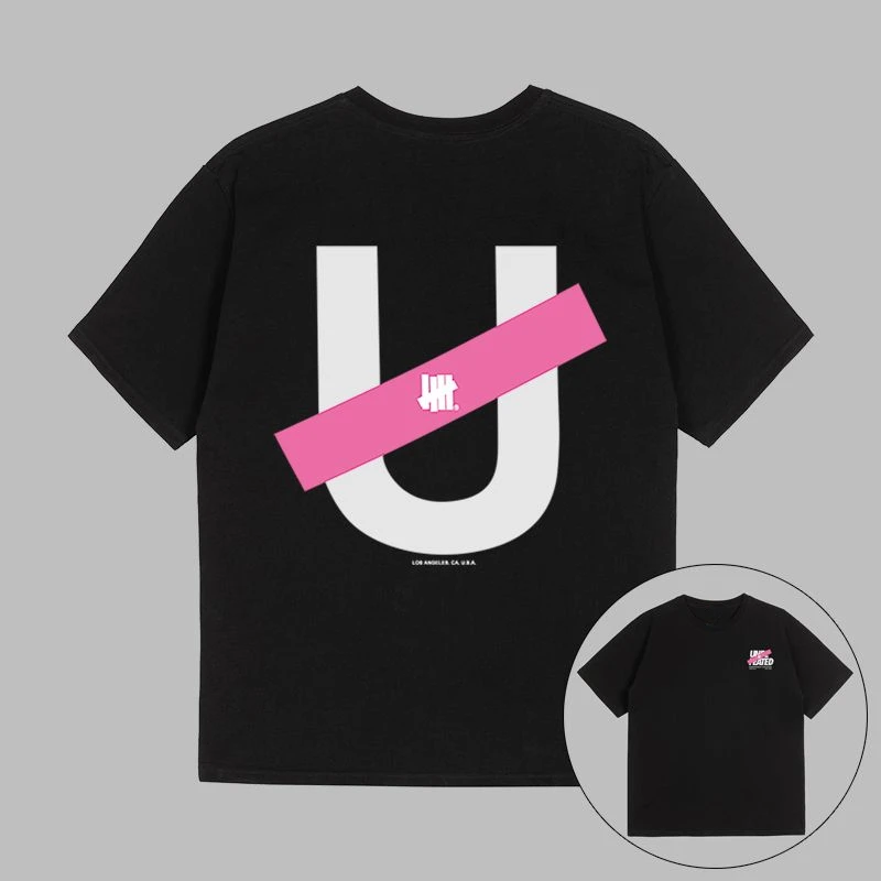 Y2k UNDE Summer FEATED New Short-sleeved T-shirt Men and Women All Match Couples Fashion Brand Casual Half Sleeve