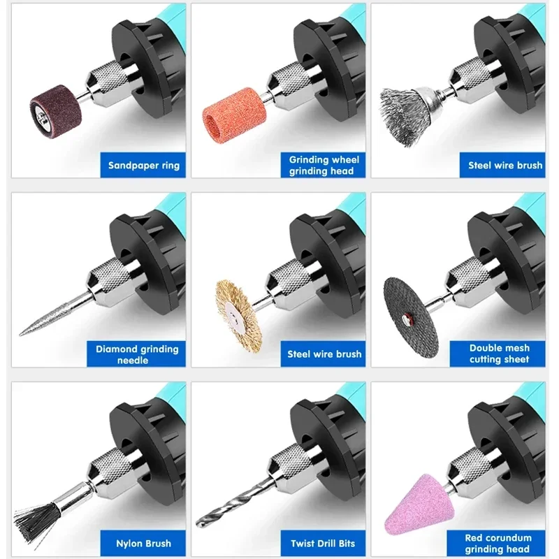 Rotary Tool Accessories For Sanding Polishing Grinding Tool Abrasive Tools Wood Metal Engraving For Dremel Accessories