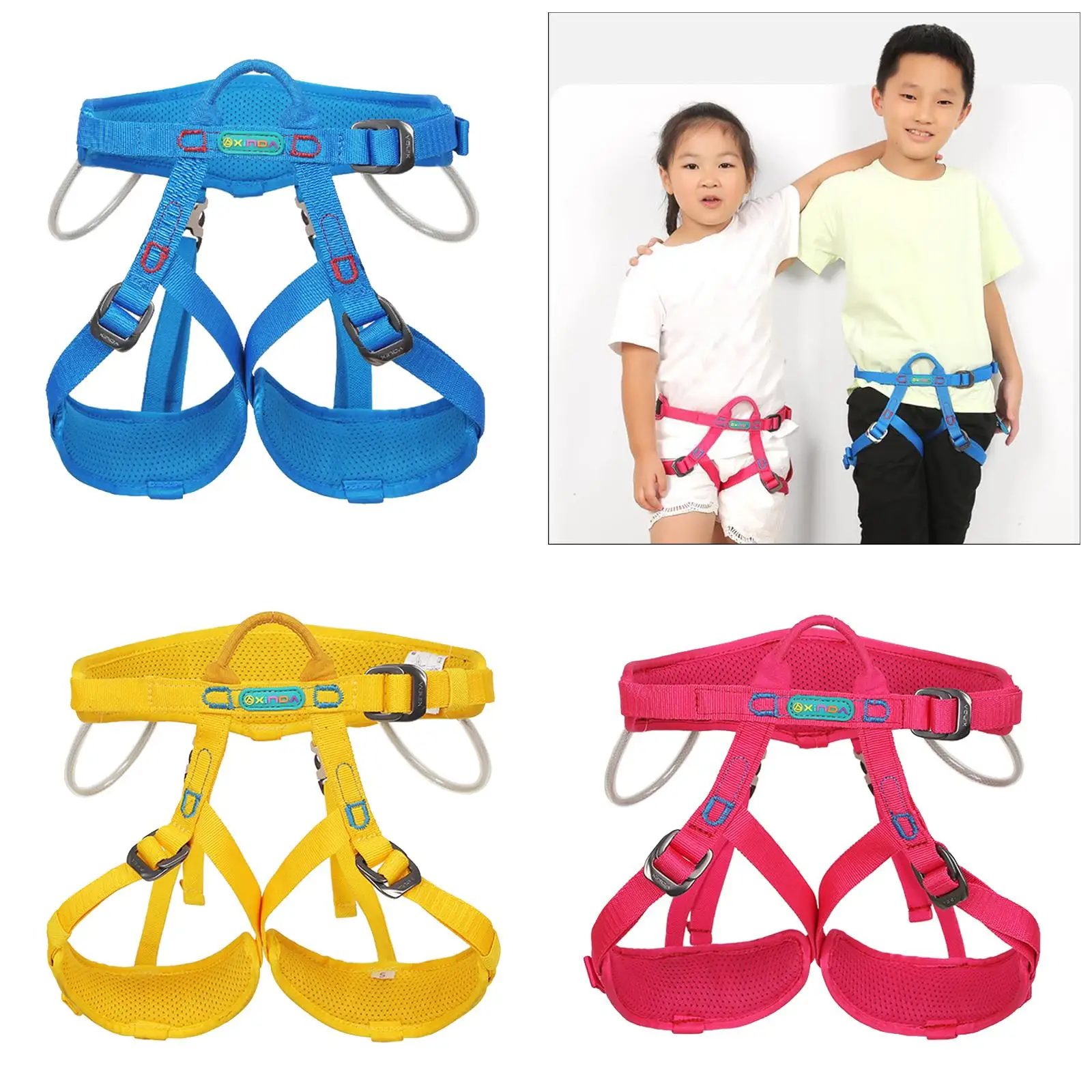 Outdoor Safety Climbing Harness Body Fall Protection Belt for Kids Safety Rope For Kids Protection Device Accessories