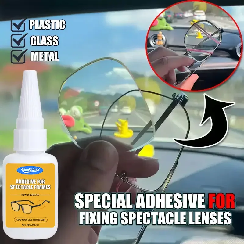 Low-Cost Eyeglass Repair Kit,Eyeglass Frame Adhesive Glue,Lens Fixative,Multipurpose DIY Craft Adhesive - Strong Bond for Pearls