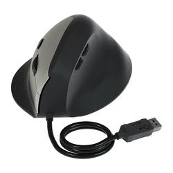 Mouse Wired Vertical Mouse Ergonomic Rechargeable 3200DPI Optional Portable Gaming Mouse for Mac Laptop PC Computer
