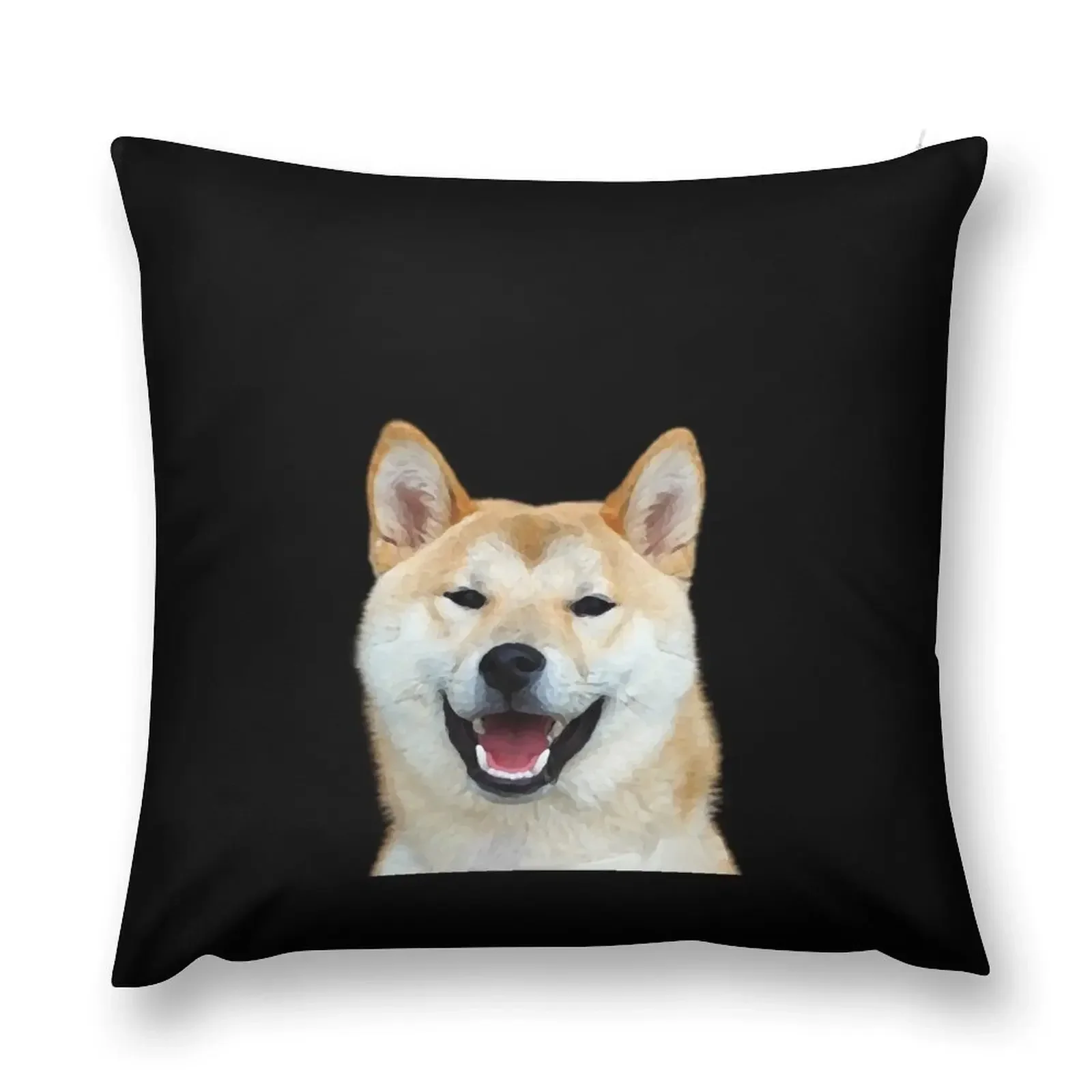 

shiba inu dog lover funny face Throw Pillow bed pillows Pillow Case pillow