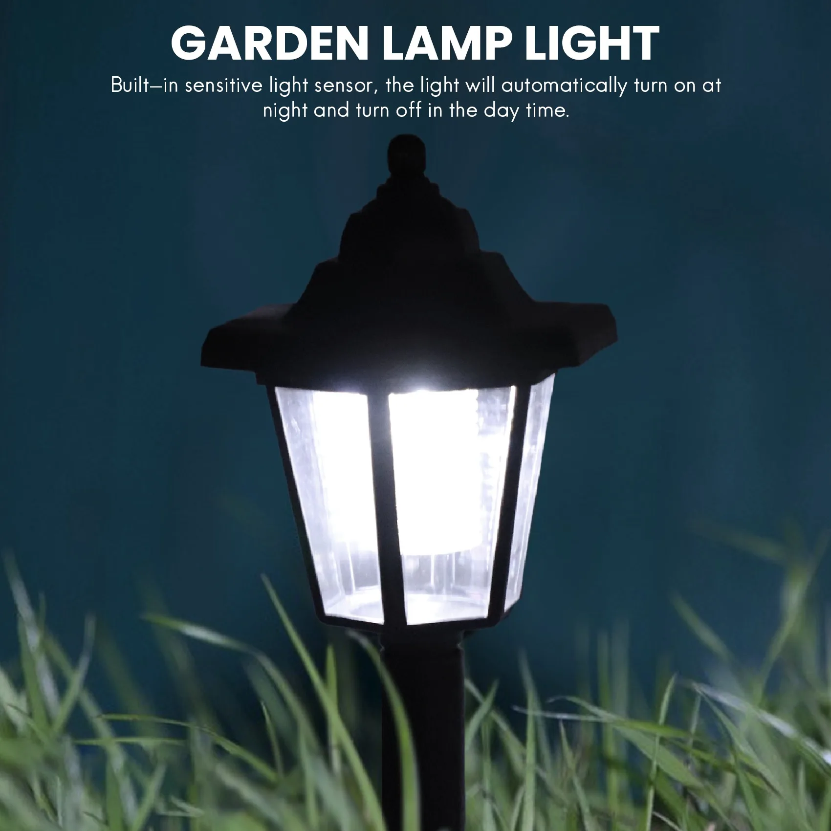 

*X07A 2 x Solar Powered LED Outdoor Garden Fence Wall Lantern Light Lamp Light Sensor