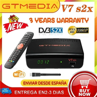 GTMedia V8X Full HD 1080P DVB-S S2 S2X Receiver Support PowerVu,Bisskey H.265 Built-in Wifi,gtmedia V8 Nova V9 V7S2X Upgrade