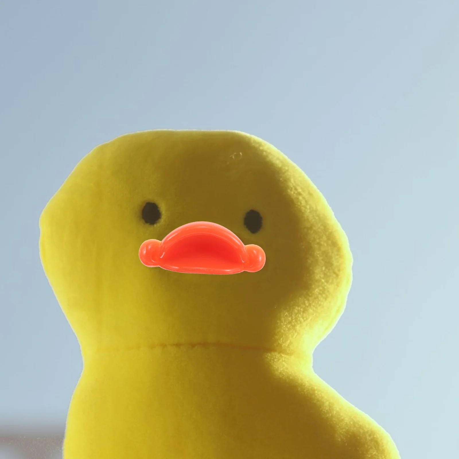 

20 Pcs Little Yellow Duck Material Bag Animal Beak Beaks DIY Craft Mouth Crafts Accessories Accessory Plastic Bird Making