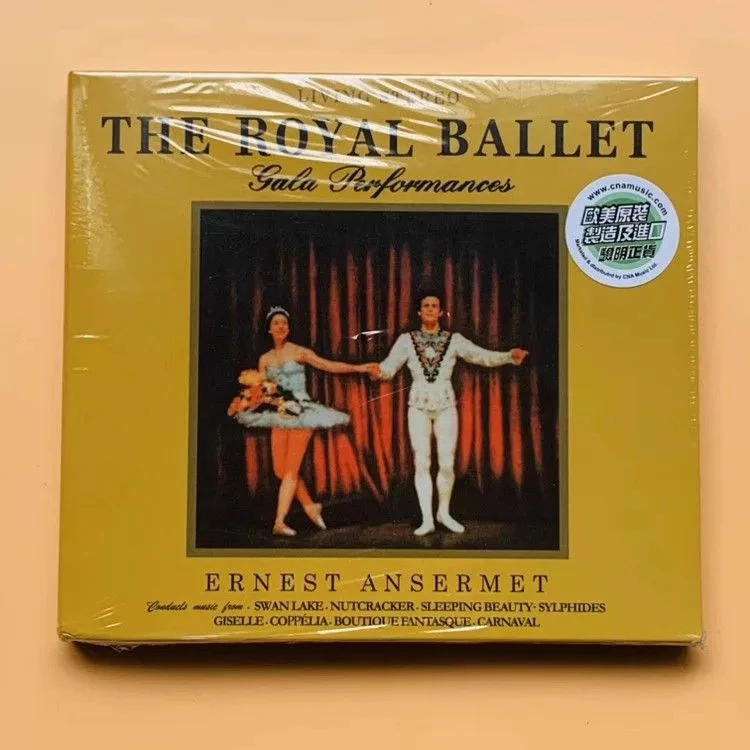 

Classic Ernest Ansermet Music CD The Royal Ballet Gala Performances Album 2pcs Music Record Cosplay Walkman Car Soundtracks Box