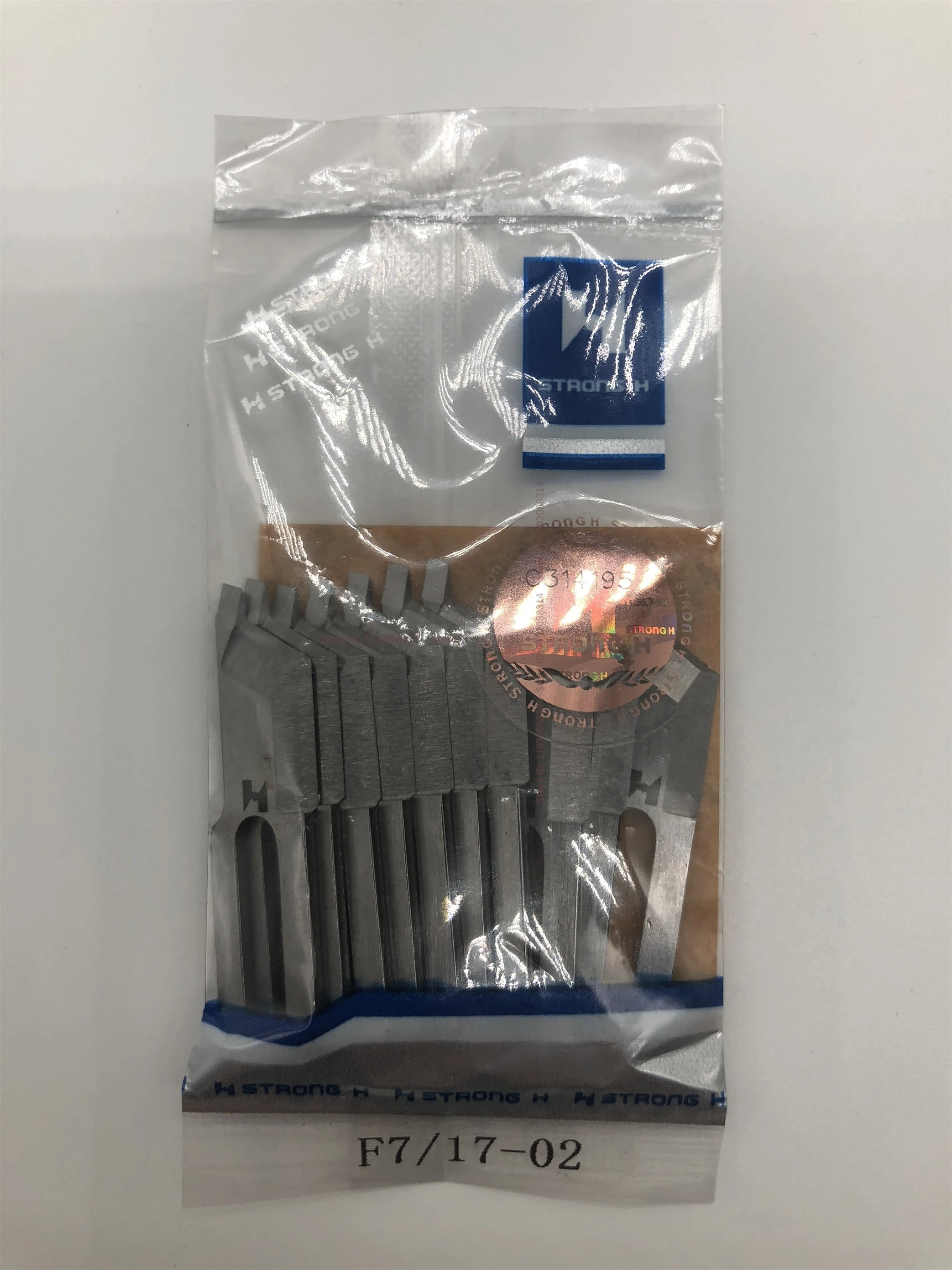 10PCS F7/17-02 Strong H Cutting Bag Integrated Blade for Typical Gc6717 Bag Cutting All-in-One Machine Narrow Knife Industrial