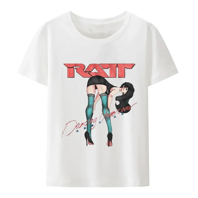 Ratt Dancing Undercover Adult T-Shirt Heavy Metal Music  New Unisex Funny Tops Tee Shirt