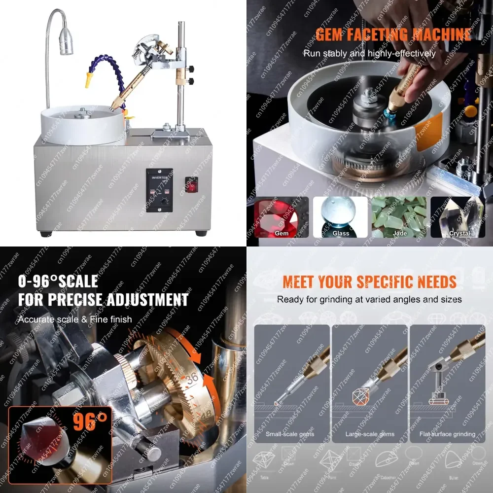 Electric Polishing Machine For Dentures Jewelry Jade Stone Handicraft Carving Adjustable Rotating Speed Wood Carving Gold