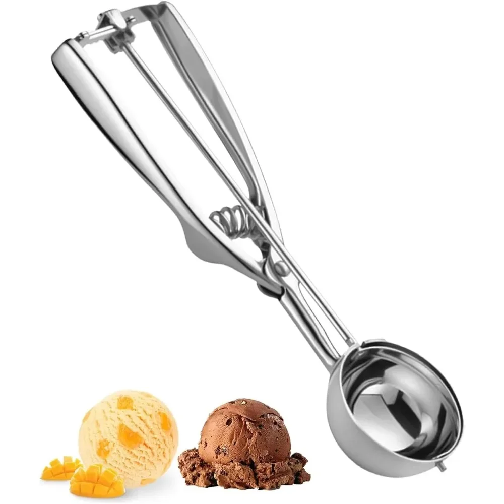 Multi-style Ice Cream Scoops Stainless Steel Dual-Purpose Fruit Watermelon Spoon Ball Scoop Kitchen Accessories Ice Cream Tools