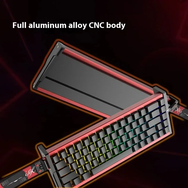 

НОВАЯ игровая клавиатура Irok MG68 ACE с магнитным переключателем, проводная алюминиевая механическая клавиатура, 8000 Гц RT0,005 мм, клавиатуры, аксессуары для ПК