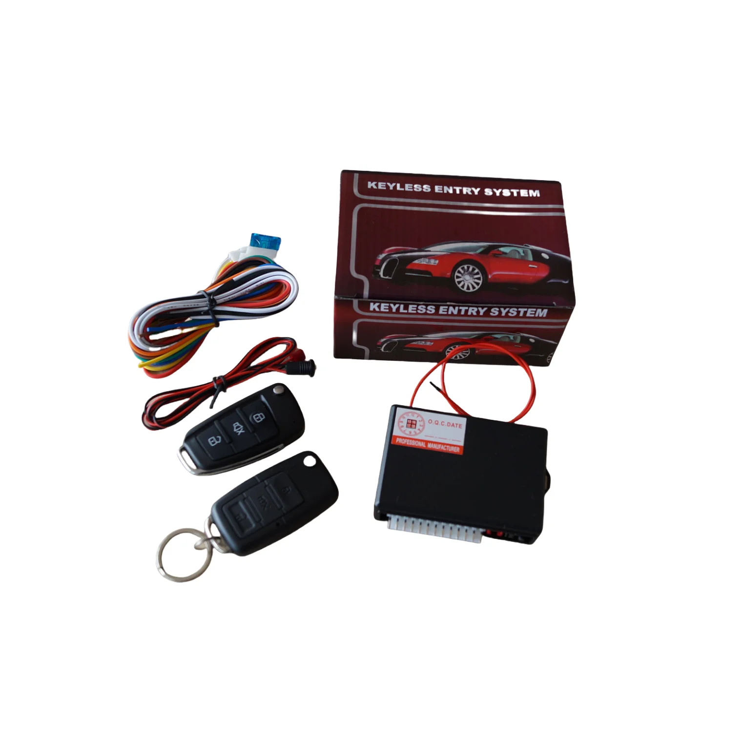 

TOP sale TTSK-405 -T368 One-Way Keyless Car Entry System Remote trunk opening for 12v cars Comes with 2 remote controls