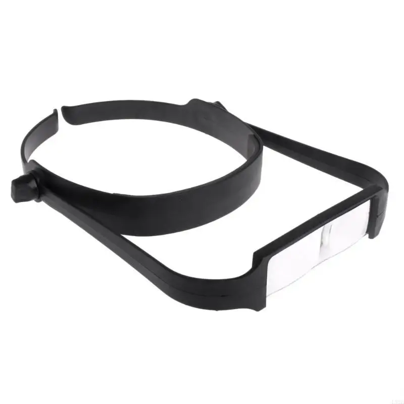 L9BE Glass 4 Replaceable Lens Headband Magnifier 1.6x 2.0x 2.5x 3.5x Reping Tool Men Father's Present Durable