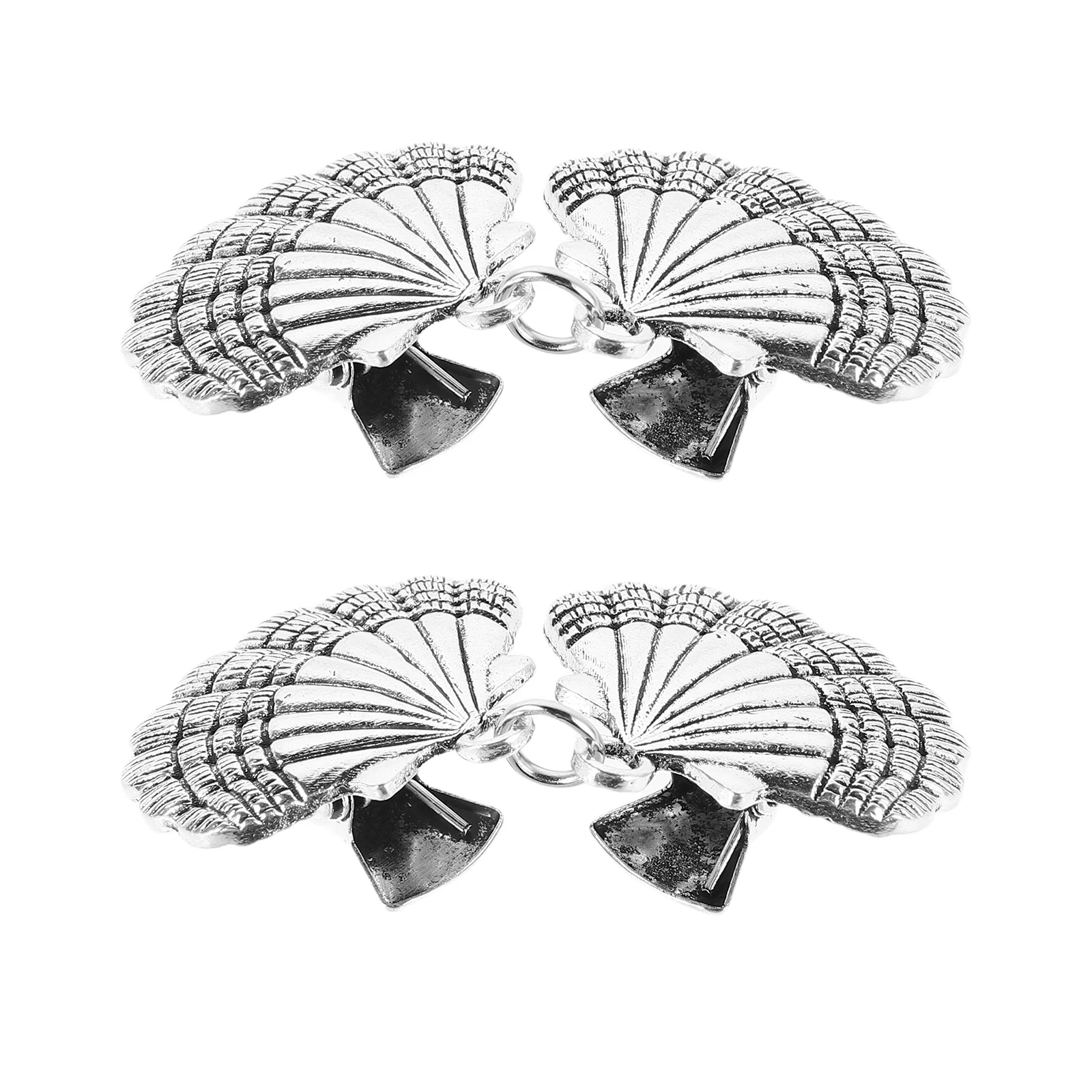 2 قطعة مقاطع سترة سبائك الزنك خمر للنساء فستان قميص الملابس والاكسسوارات وشاح زر المشبك دبوس بروش الرجعية